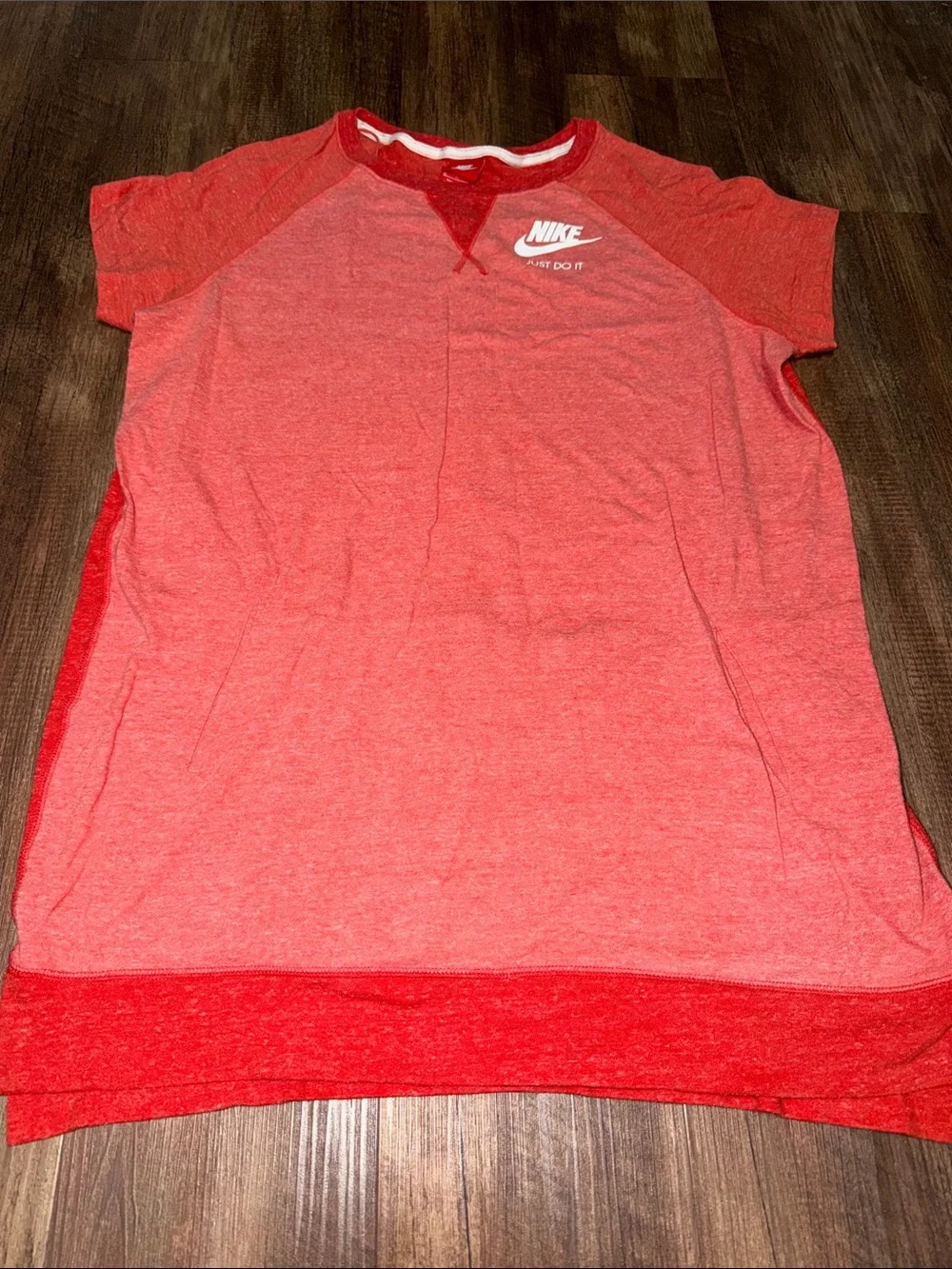 Nike Gym Vintage Tee Dress size XL with pockets Just Do It logo